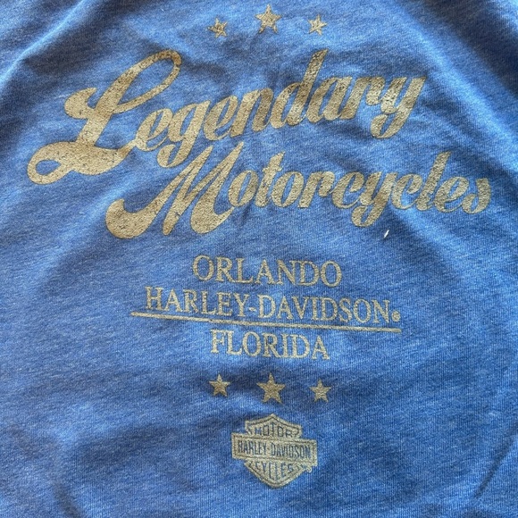 Harley-Davidson Blue Authentic Tee - Picture 6 of 7